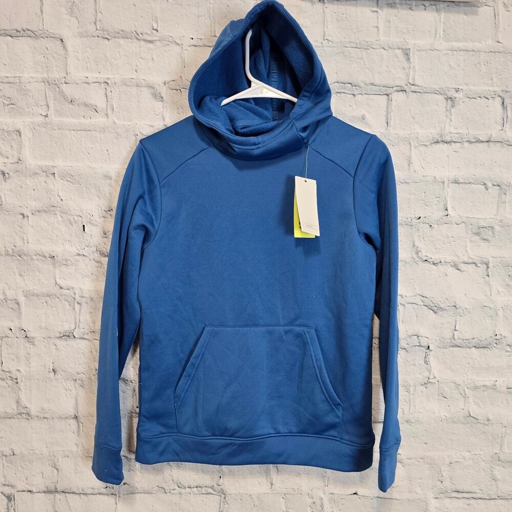 All in motion Blue Athletic Hoodie sweatshirt Sz 10/12 Pocket sweater fleece A12